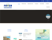 Tablet Screenshot of famsa.org.ar